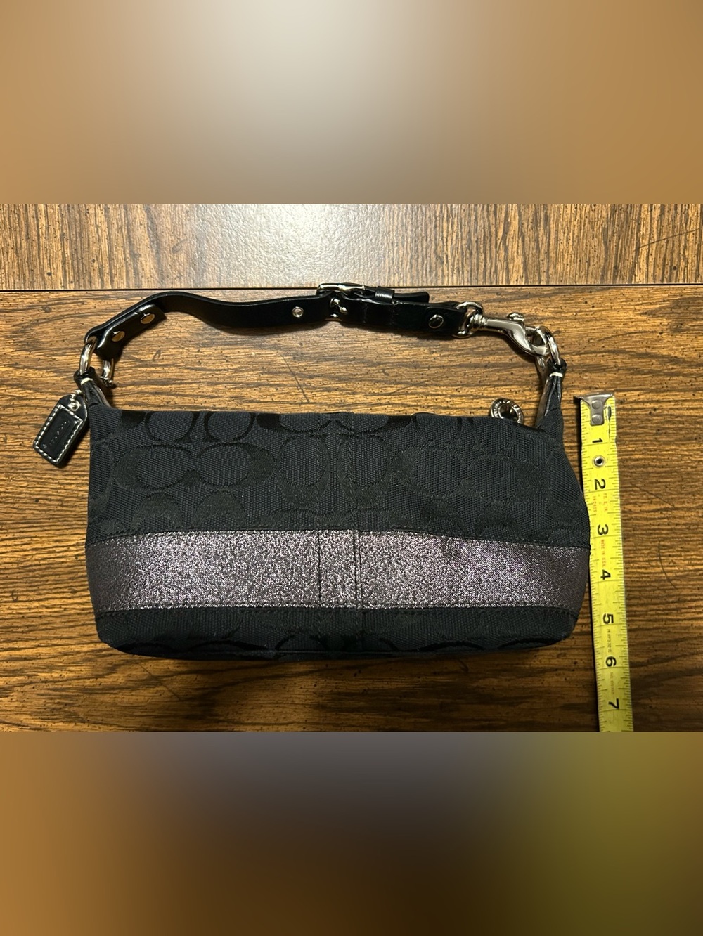Coach Black mini with glitter